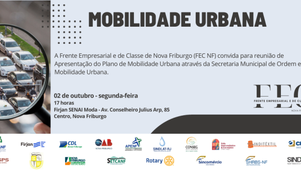 FEC-NF convida para reunião sobre Mobilidade Urbana
